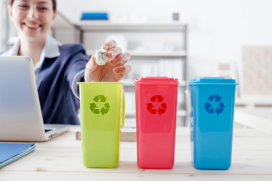 How to implement a corporate recycling program