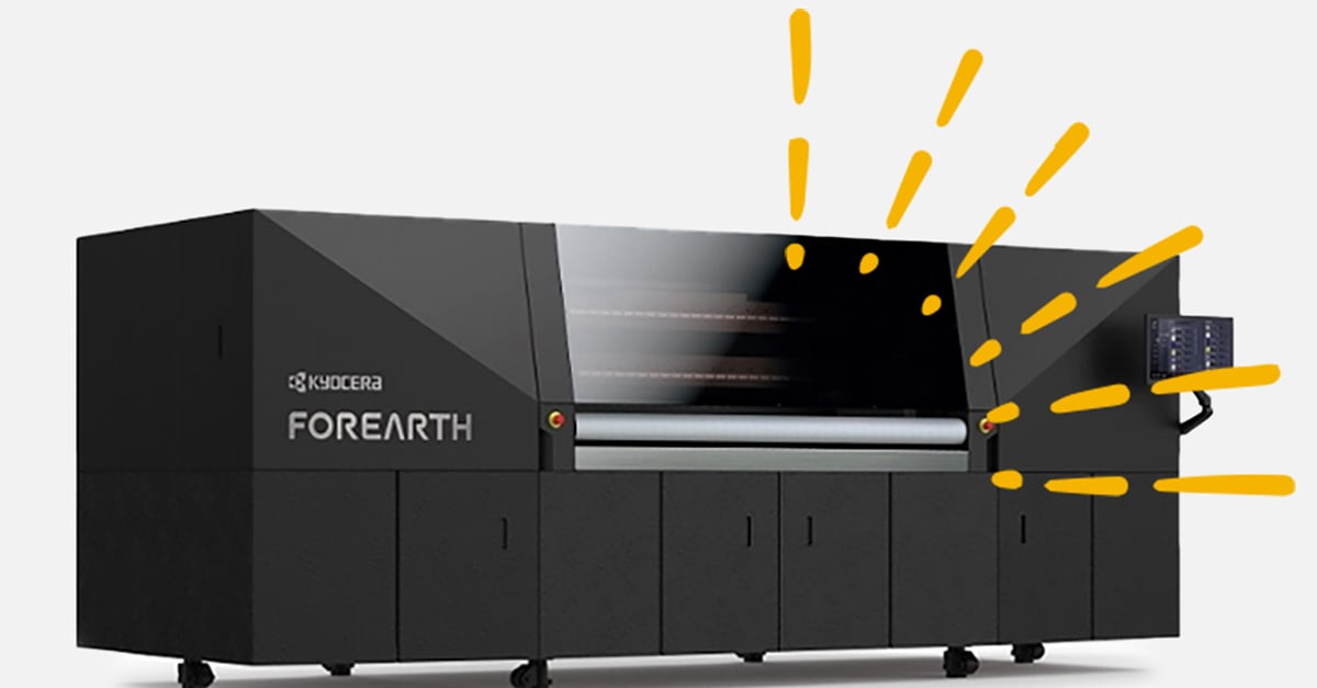 Kyocera FOREARTH device with yellow gesture