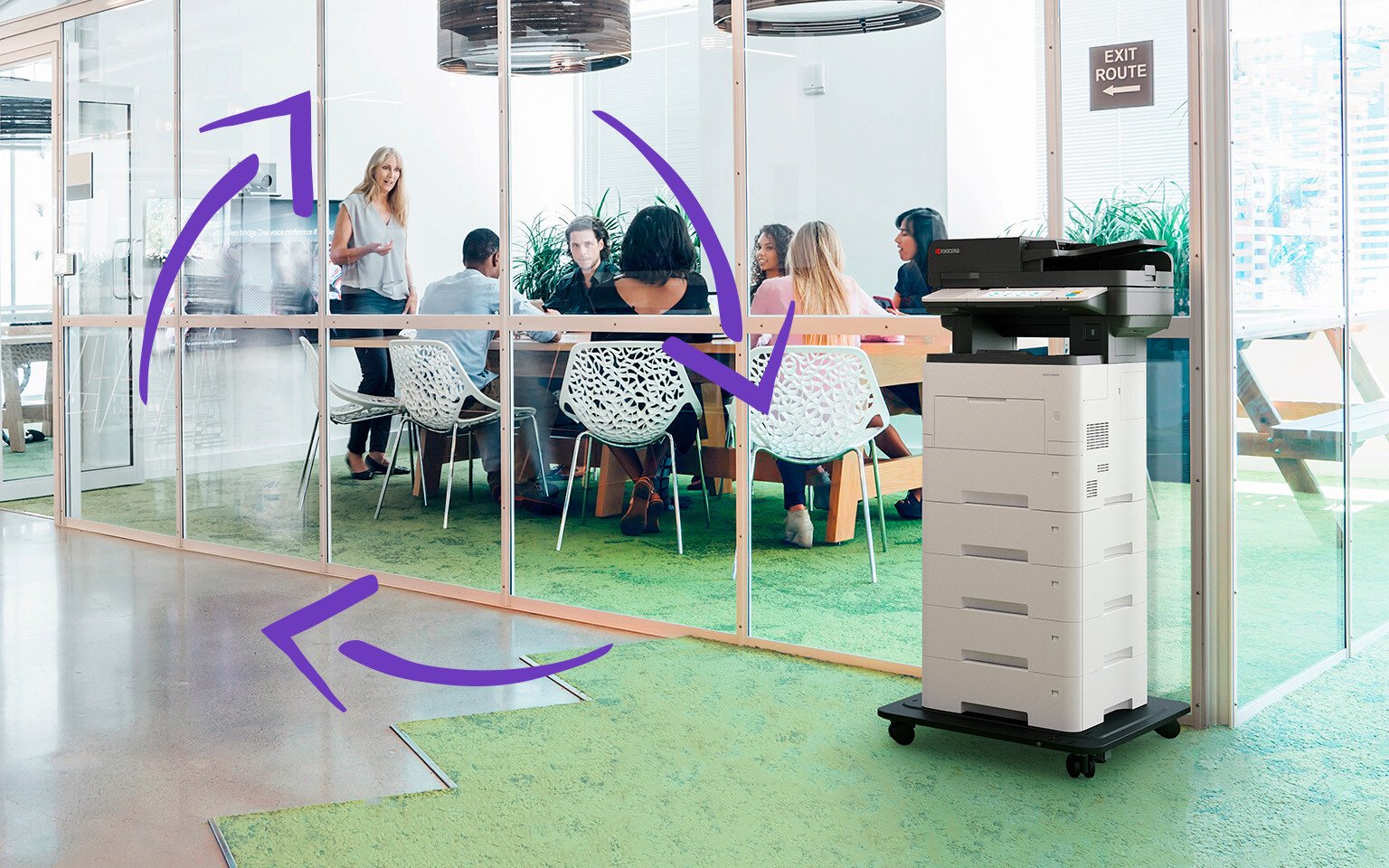 Kyocera MFPs support more sustainable workflows